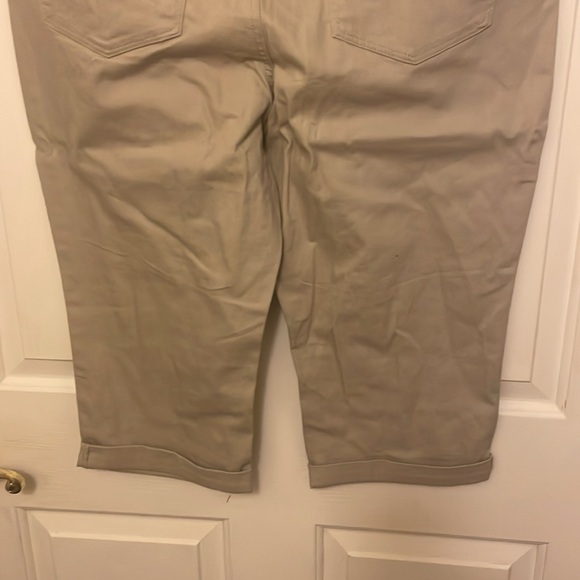 Tan Capris by Riders by Lee. Size is 18 - Picture 4 of 10